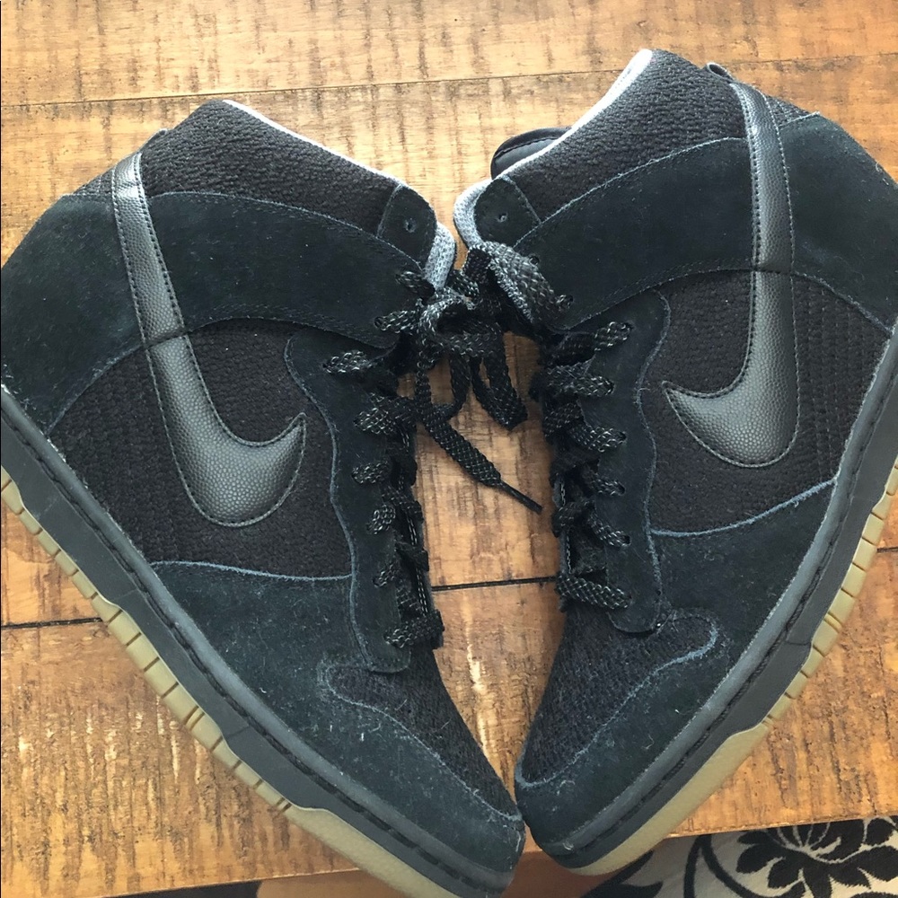Nike Black Hightops